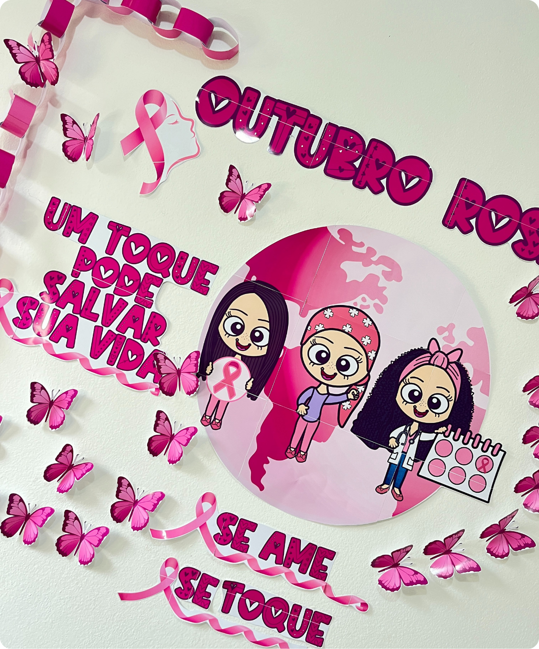Mural de Outubro Rosa para imprimir — amostra 4: Para quem é indicado