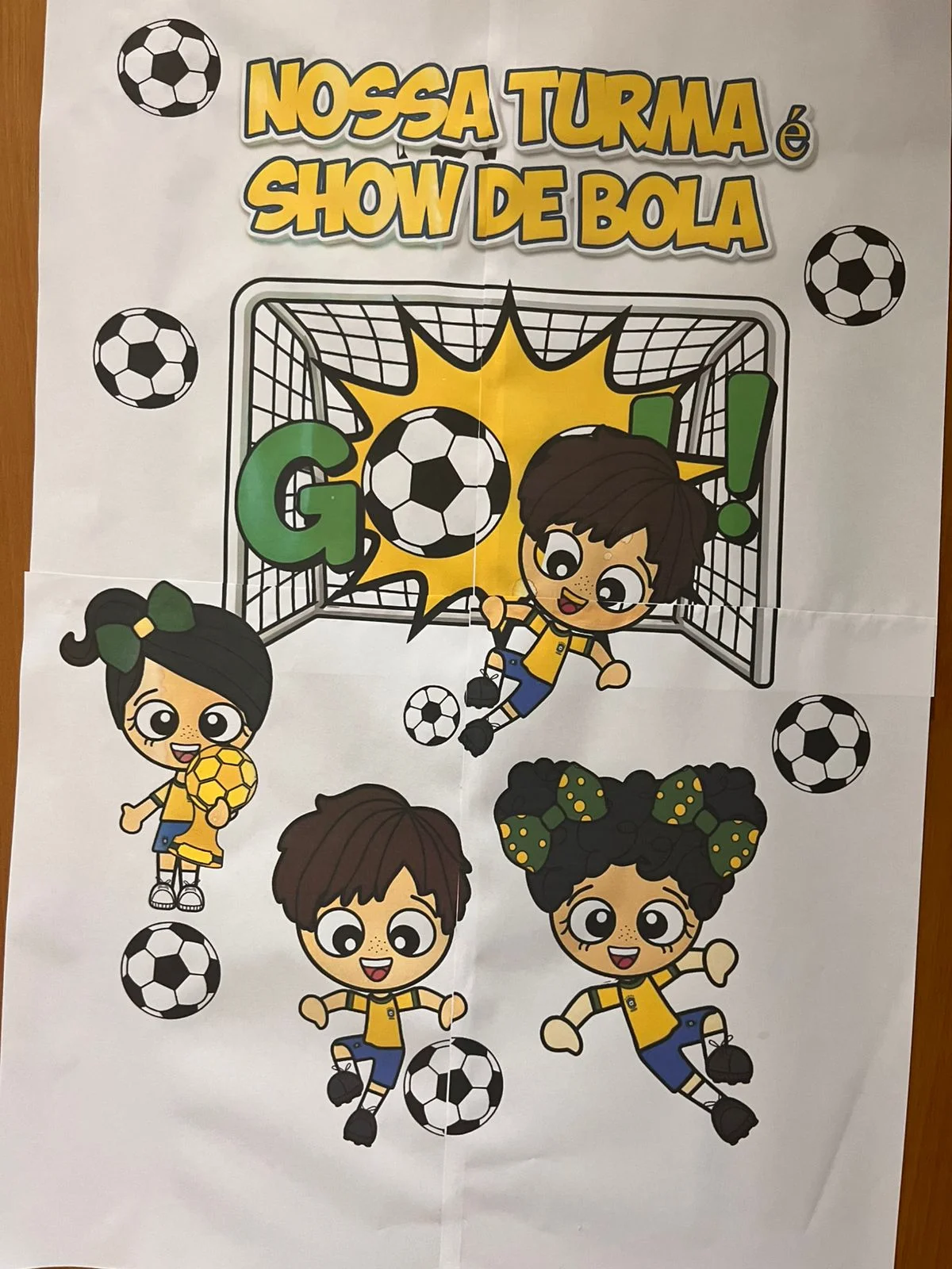 Mural de Porta – Tema Copa do Mundo — Datas comemorativas para Educação Infantil: Mural de porta com tema Copa do Mundo…