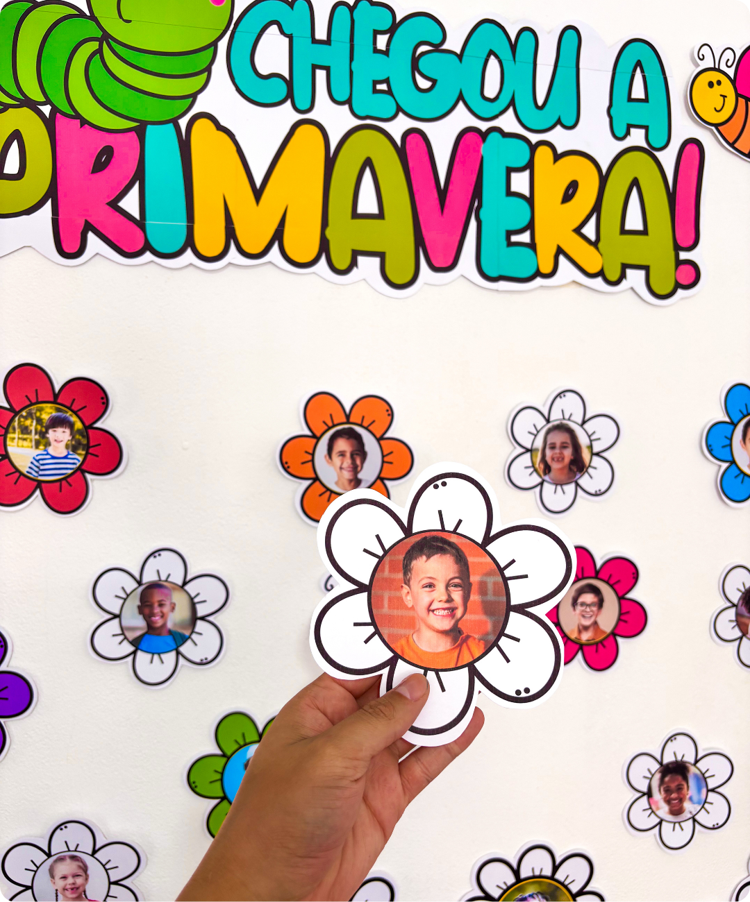 Mural de primavera para imprimir — amostra 3: O que o material oferece