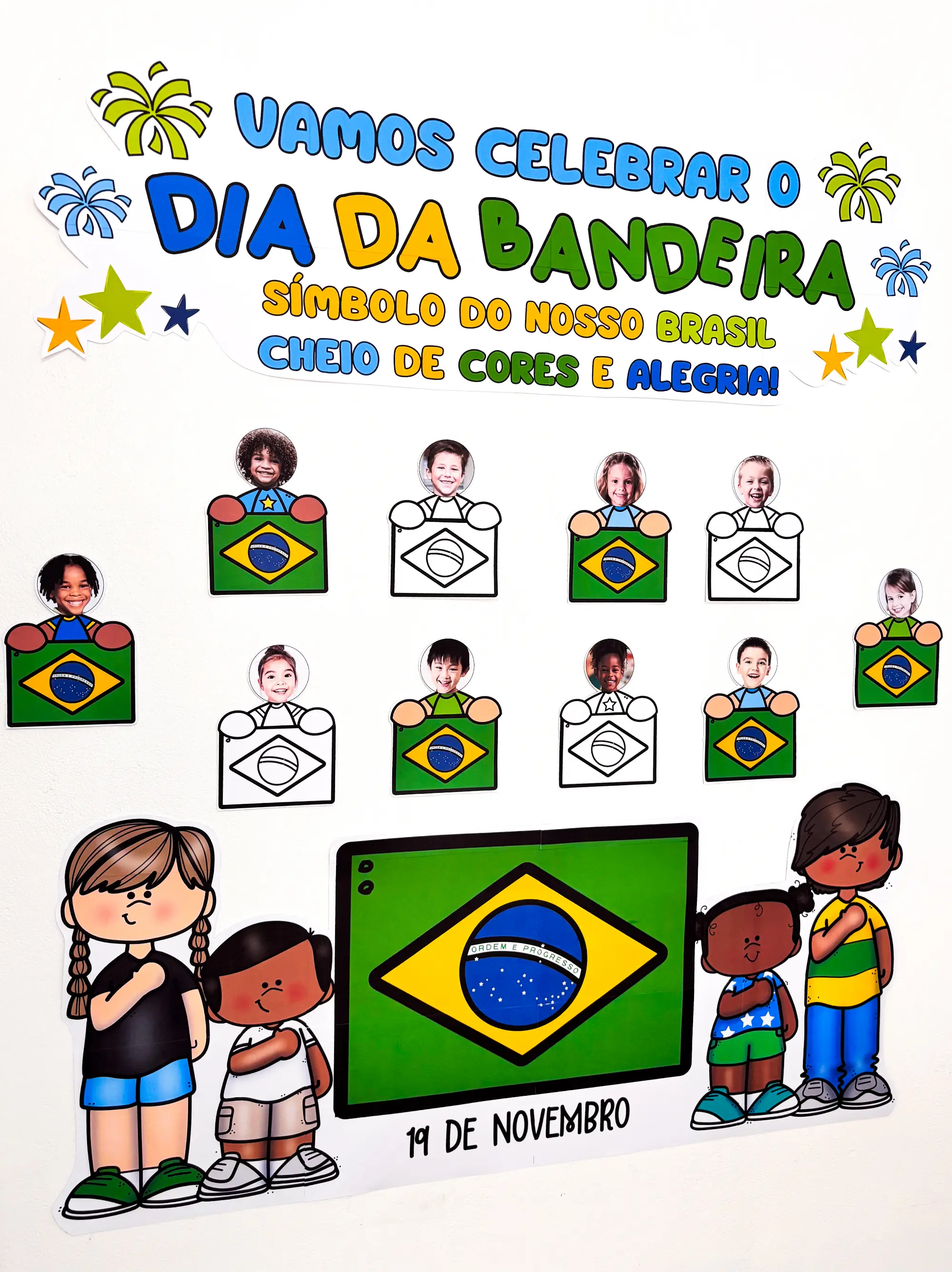 Mural Dia da Bandeira do Brasil para Imprimir — amostra 1: 🇧🇷 Uma comemoração cheia de cores, patriotismo e aprendizagem! Mural Dia da Bandeira do Brasil para Imprimir — amostra 1: 🇧🇷 Uma comemoração cheia de cores, patriotismo e aprendizagem!