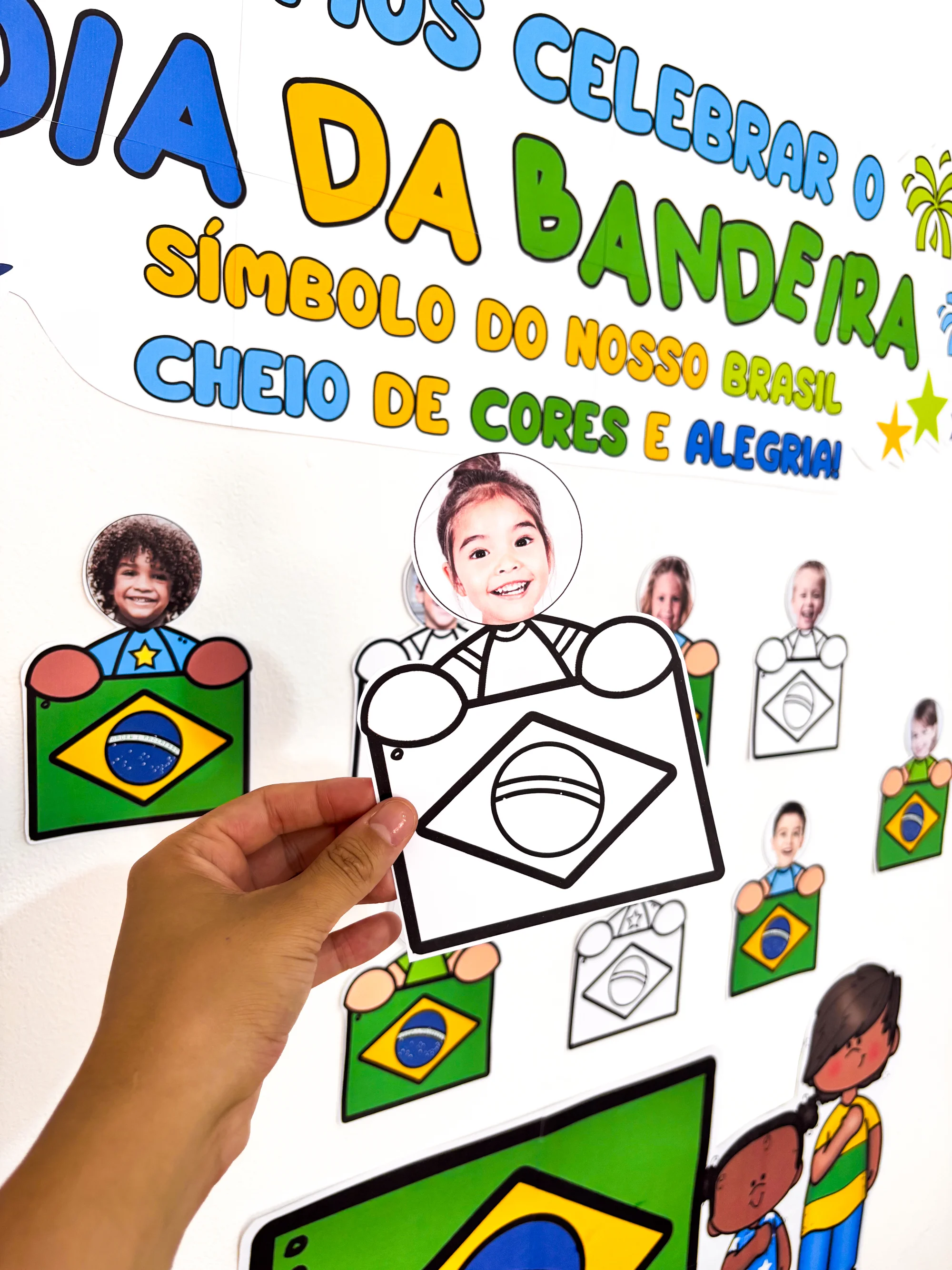 Mural Dia da Bandeira do Brasil para Imprimir — amostra 3: 🎨 Sugestões de uso em sala de aula Mural Dia da Bandeira do Brasil para Imprimir — amostra 3: 🎨 Sugestões de uso em sala de aula
