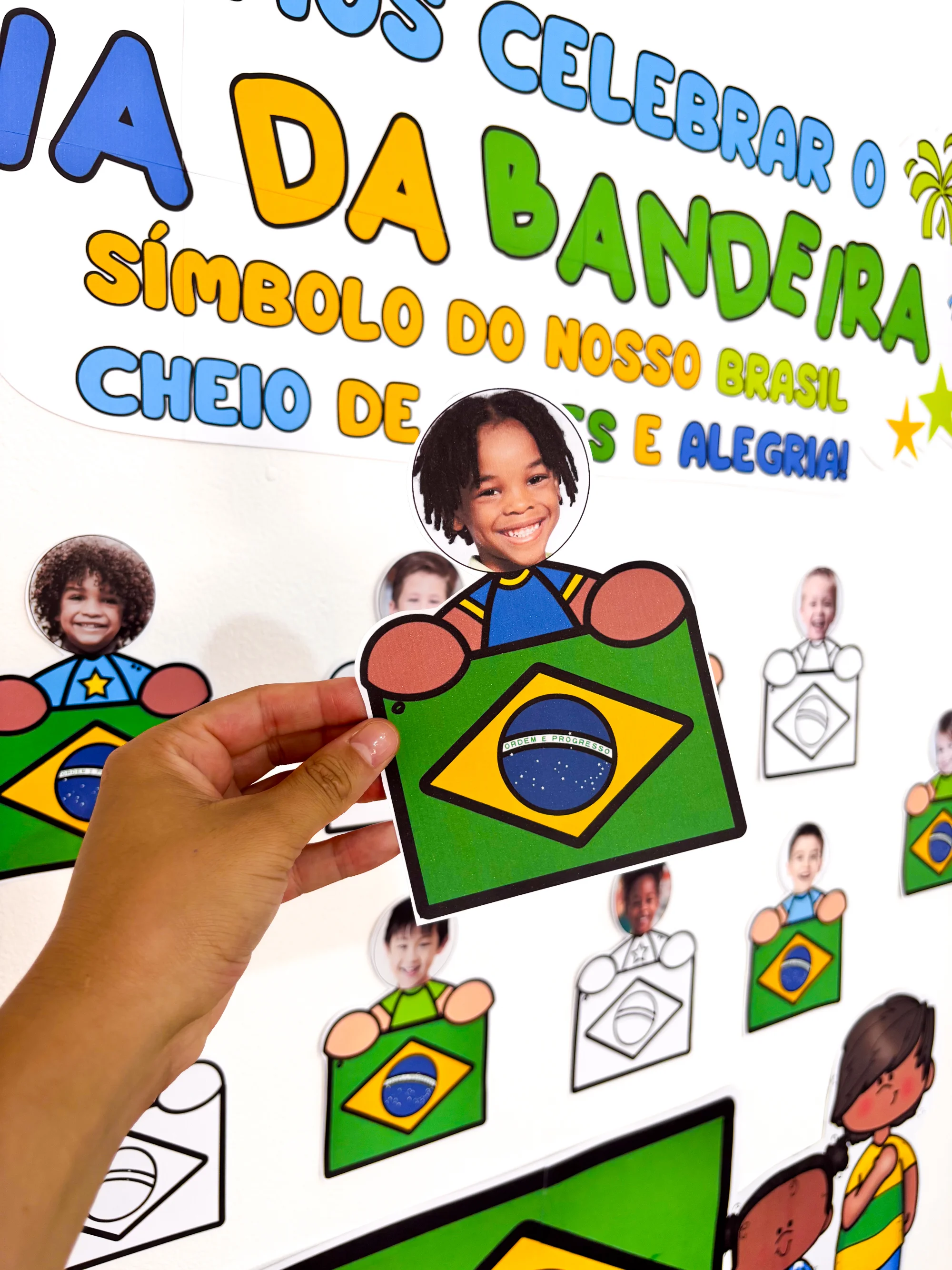 Mural Dia da Bandeira do Brasil para Imprimir — amostra 5: Celebre o Dia da Bandeira com um mural colorido e interativo… Mural Dia da Bandeira do Brasil para Imprimir — amostra 5: Celebre o Dia da Bandeira com um mural colorido e interativo…