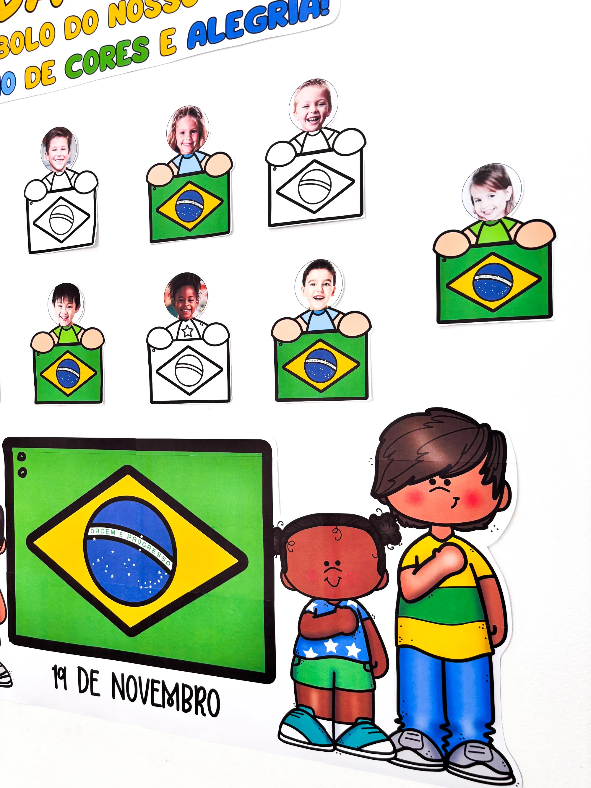 Mural Dia da Bandeira do Brasil para Imprimir — amostra 6: Celebre o Dia da Bandeira com um mural colorido e interativo… Mural Dia da Bandeira do Brasil para Imprimir — amostra 6: Celebre o Dia da Bandeira com um mural colorido e interativo…