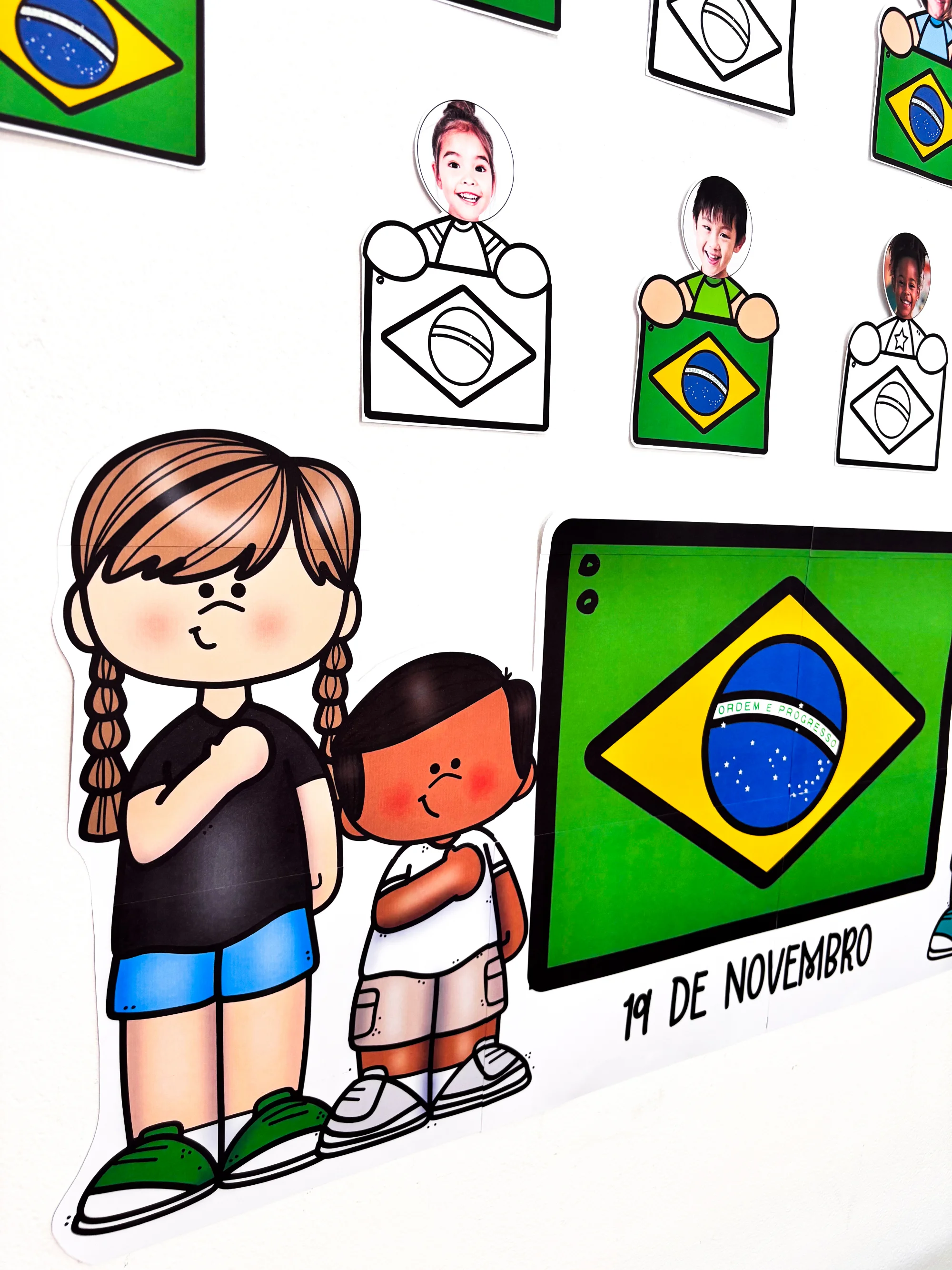 Mural Dia da Bandeira do Brasil para Imprimir — amostra 7: Celebre o Dia da Bandeira com um mural colorido e interativo… Mural Dia da Bandeira do Brasil para Imprimir — amostra 7: Celebre o Dia da Bandeira com um mural colorido e interativo…