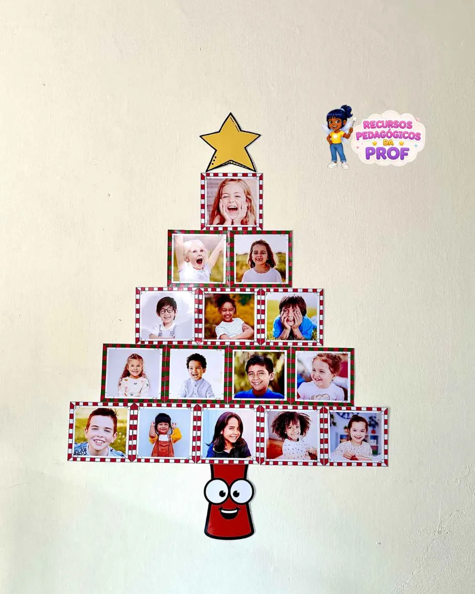 Mural Interativo Árvore de Natal de Recordações — amostra 1: ✨ O que acompanha o arquivo?