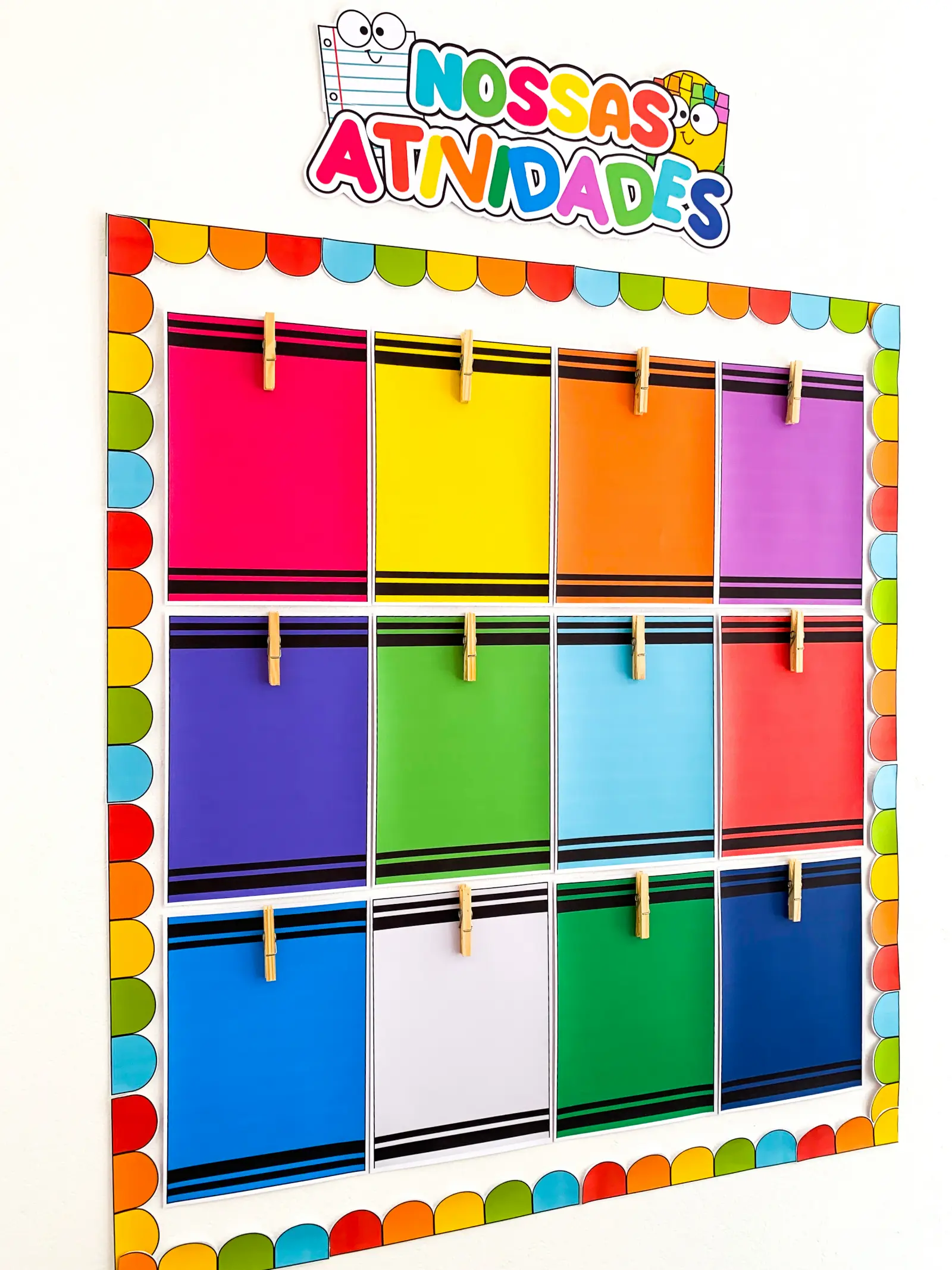 Mural “Nossas Atividades” – Material Pedagógico — amostra 3: Um cantinho especial para celebrar cada conquista e fazer a…