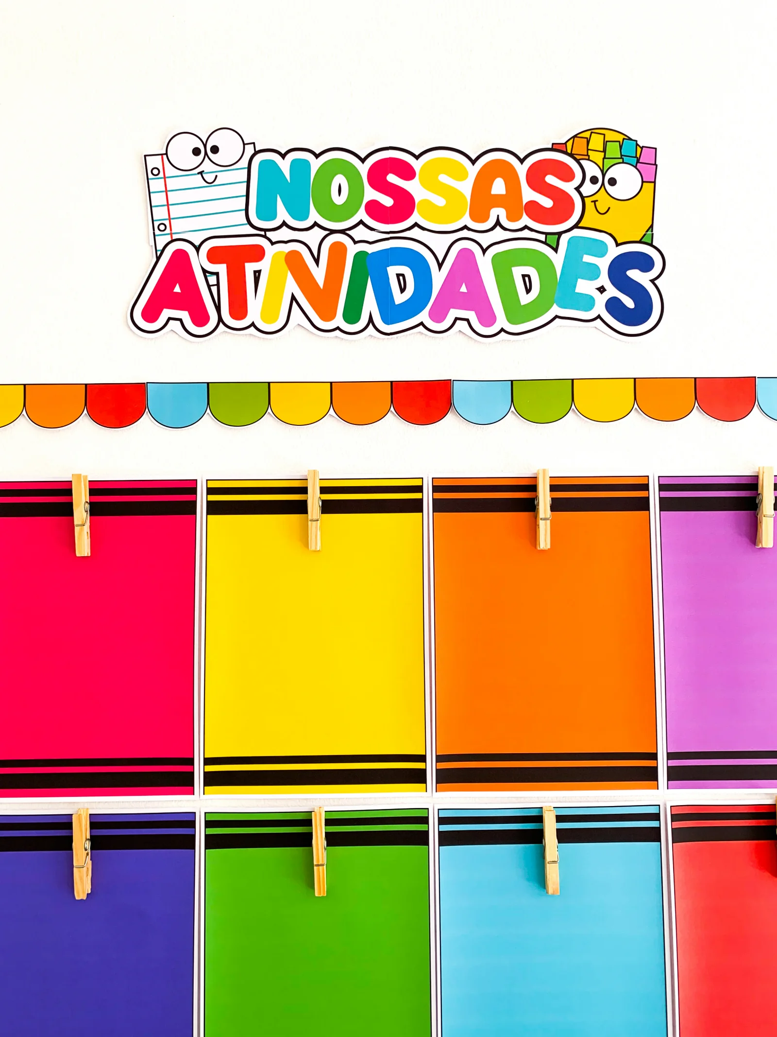 Mural “Nossas Atividades” – Material Pedagógico — Alfabetização para Educação Infantil: Um cantinho especial para celebrar…
