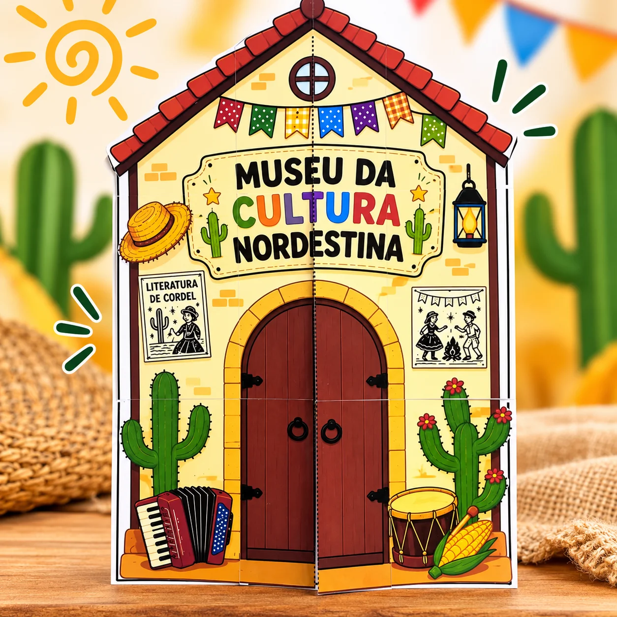 Museu da Cultura Nordestina – Nordeste do Brasil - Para Imprimir — capa do material