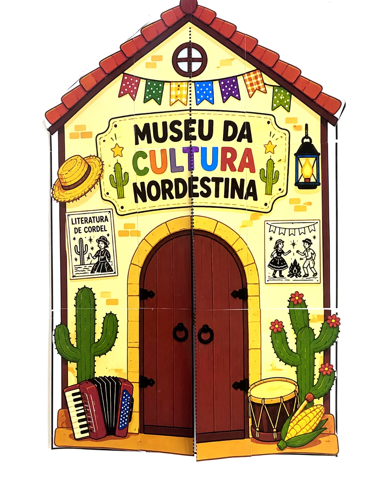 Painel Museu da Cultura Nordestina - Recurso Lúdico do Nordeste — Português para 1º ano: O Museu da Cultura Nordestina é um…