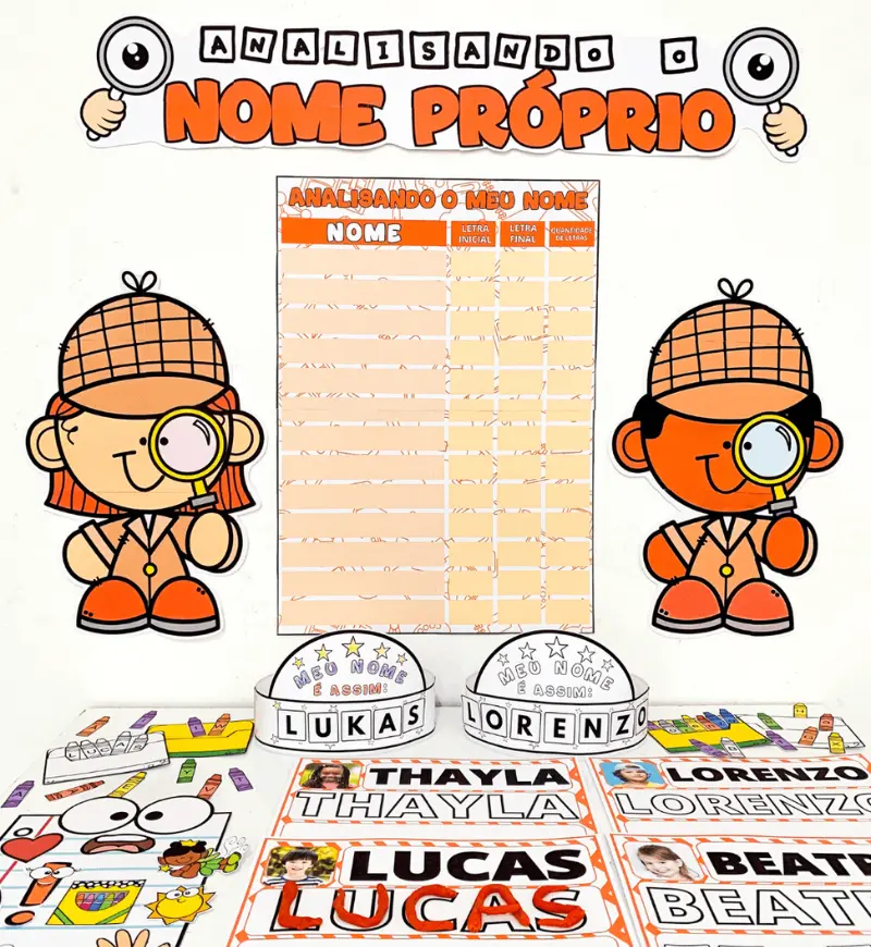 Nome Próprio na Educação Infantil: Kit de Análise em PDF — capa do material
