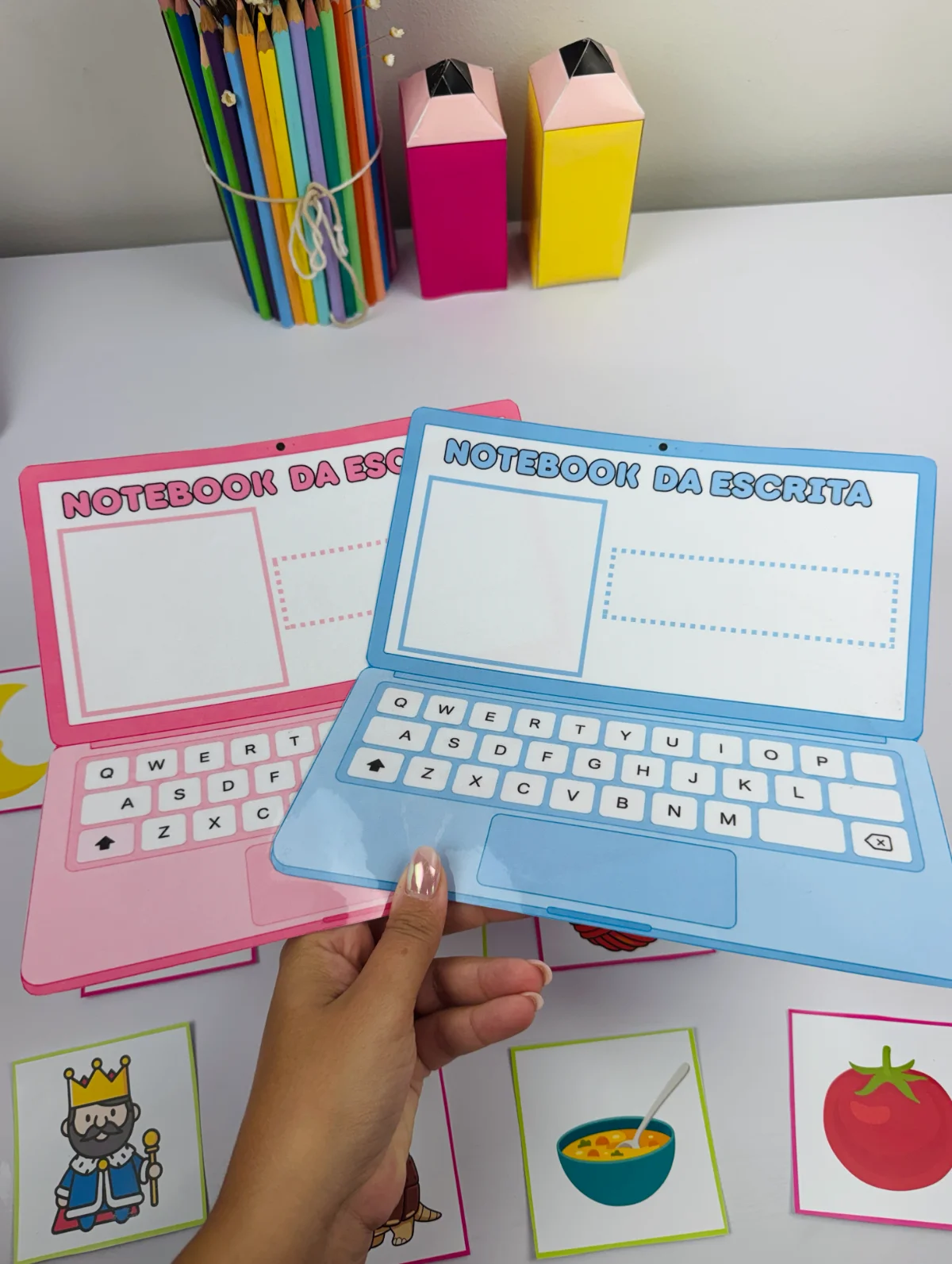 Notebook da Escrita - Aprender a Escrever Brincando! — Alfabetização para Educação Infantil: O Notebook da Escrita é um…