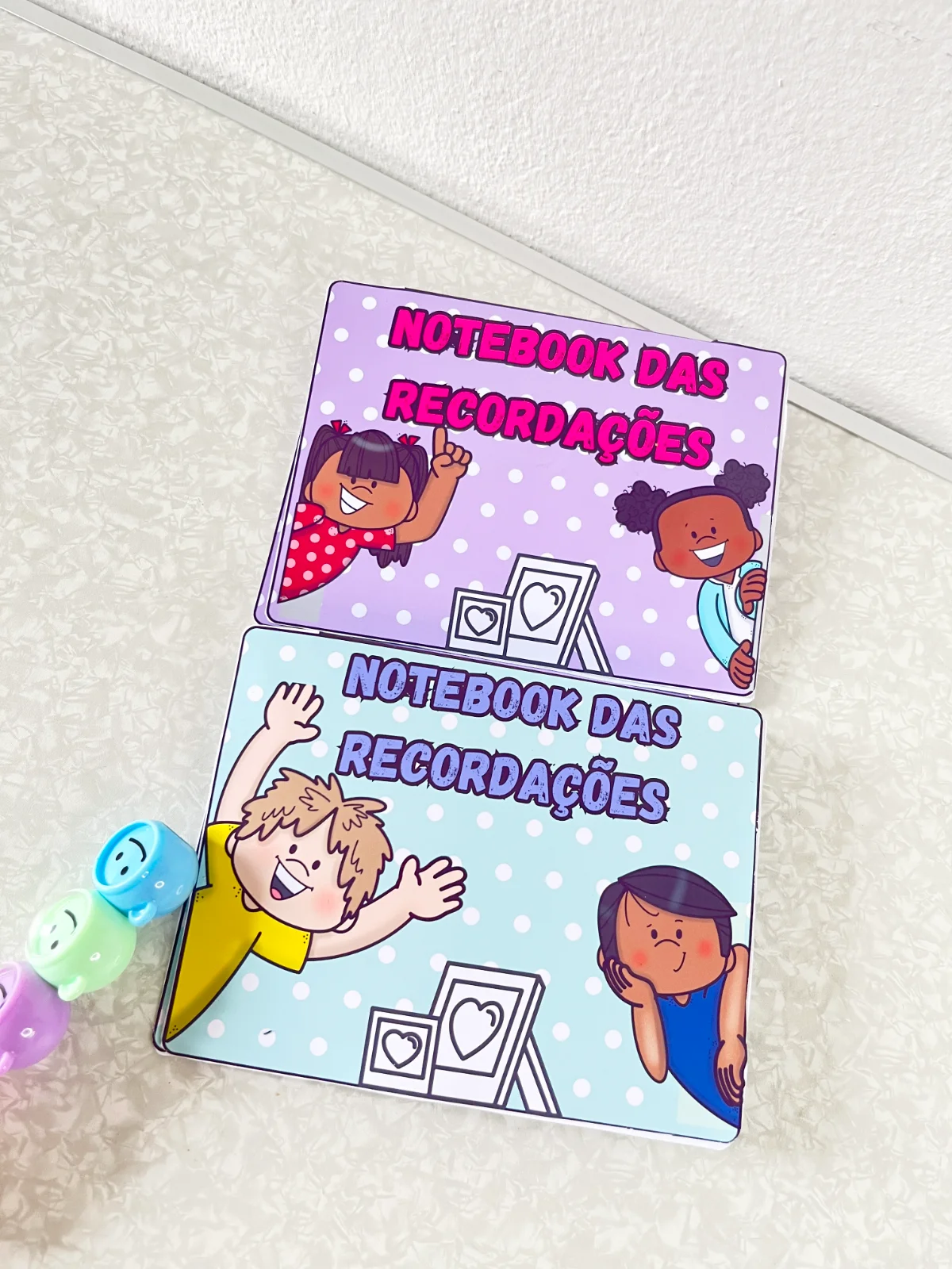 Notebook das recordações : Educação Infantil — amostra 2: Uma lembrancinha criativa e afetiva para eternizar momentos…
