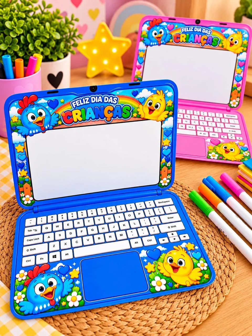 💙 NOTEBOOK GALINHA PINTADINHA — DIA DAS CRIANÇAS! 💗✨ — Alfabetização para Educação Infantil: Transforme papel em um…