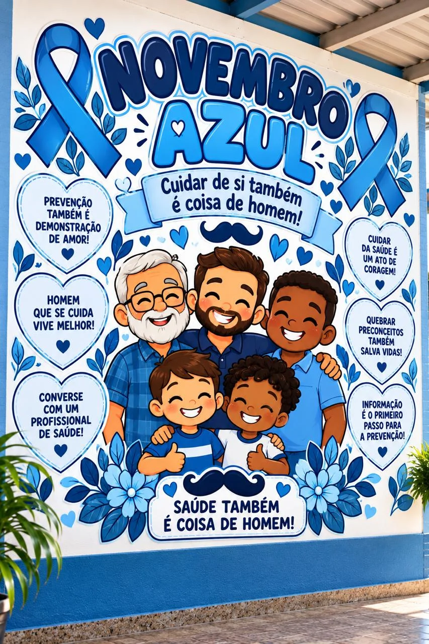 NOVEMBRO AZUL: UMA DECORAÇÃO QUE ENSINA, CONSCIENTIZA E TRANSFORMA! — amostra 1: ✨ O que você vai receber?