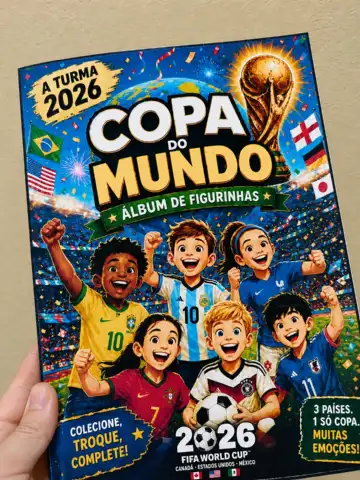 Novo Album da Turma Copa Do Mundo 2026 – PDF para Imprimir — amostra 1: Sobre o Novo Album da Turma Copa Do Mundo 2026