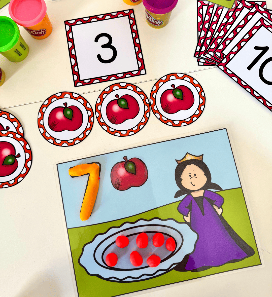 Numerais de 0 a 10: Contando Maçãs para Educação Infantil — Matemática para Educação Infantil: Explore os numerais de 0 a…