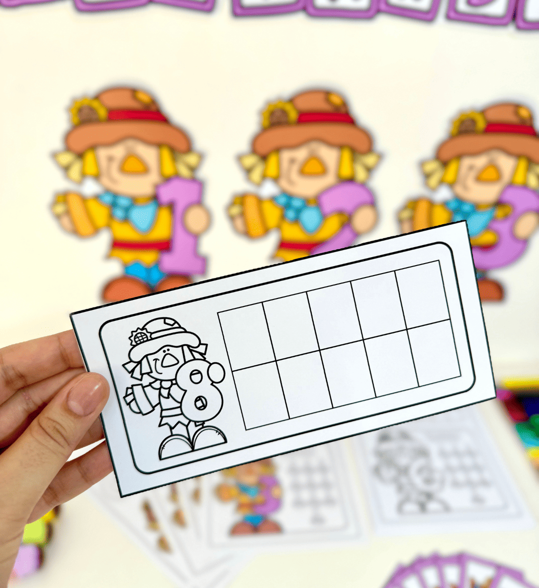 Numerais de 0 a 10: kit de contagem para Educação Infantil — amostra 3: Como usar em sala de aula