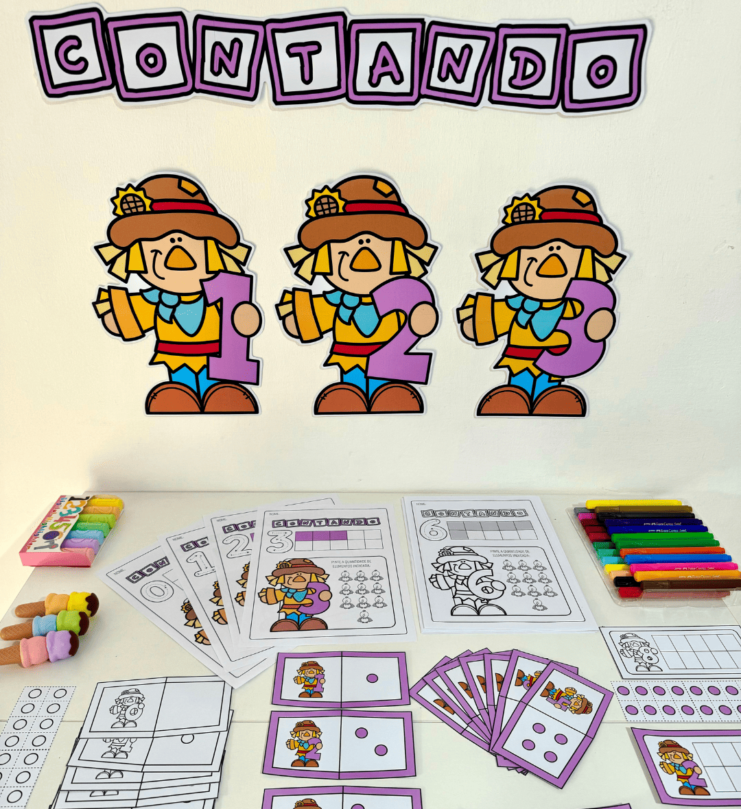 Numerais de 0 a 10: kit de contagem para Educação Infantil — Matemática para Educação Infantil: Trabalhe os numerais de 0 a…