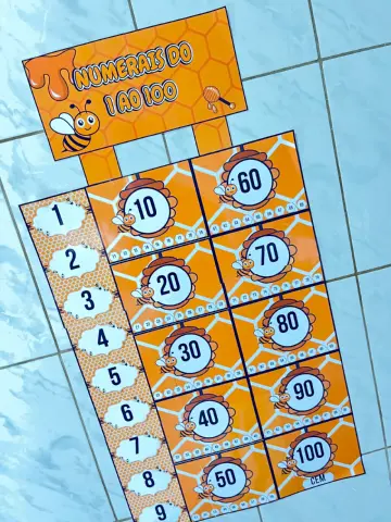 Numerais de 1 a 100: Atividades de Matemática Infantil — amostra 3: Recurso visual de numerais de 1 a 100 com temática de… Numerais de 1 a 100: Atividades de Matemática Infantil — amostra 3: Recurso visual de numerais de 1 a 100 com temática de…