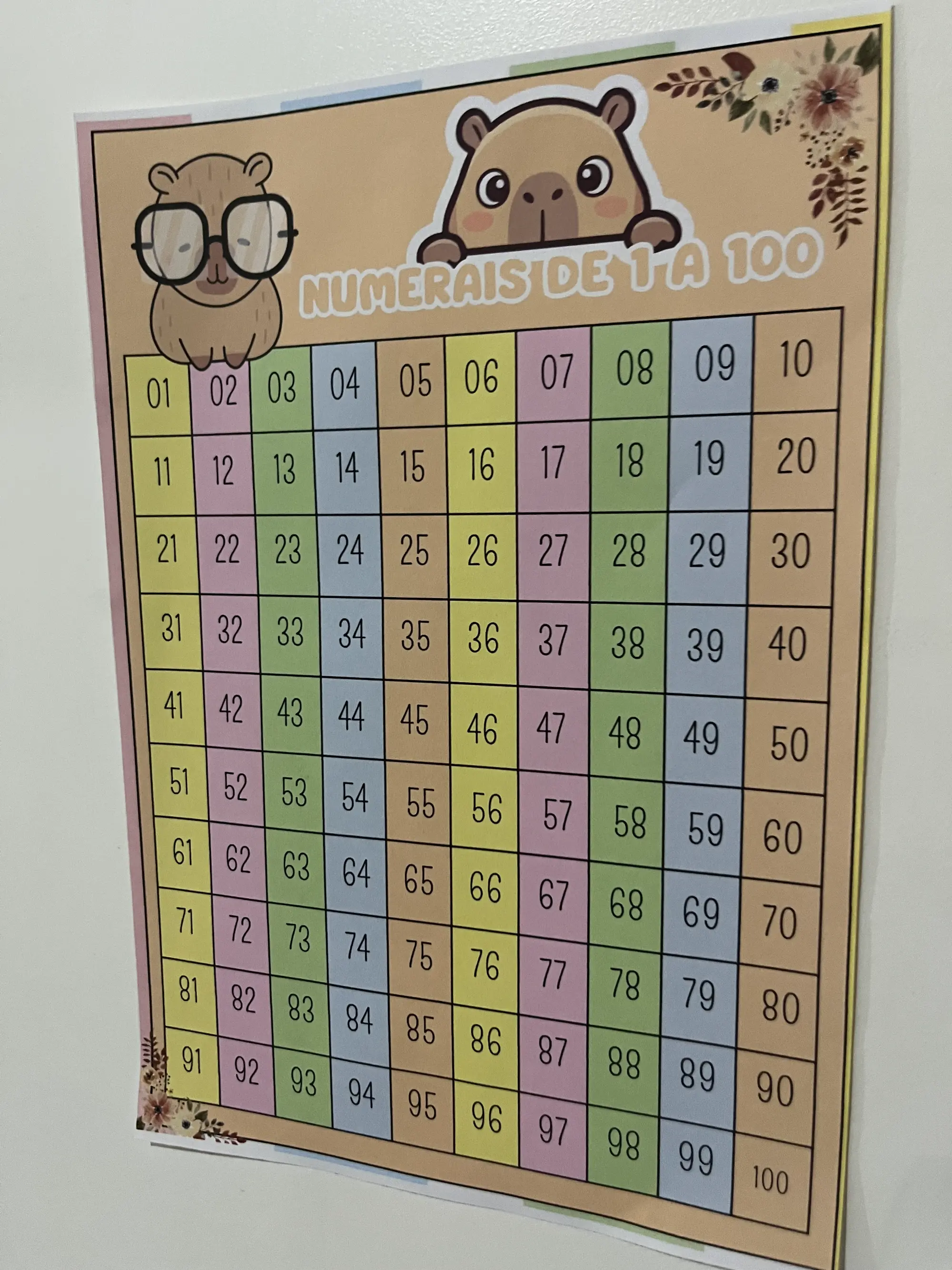 🦫 Numerais de 1 a 100 com Capivara: Atividades Lúdicas de Matemática — amostra 1: Faixa Etária