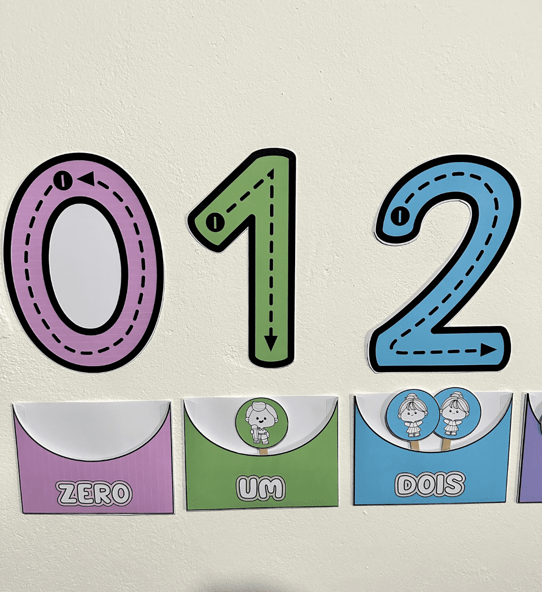 Numerais de parede: Números Mágicos para Educação Infantil — amostra 3: Como preparar e usar em sala de aula