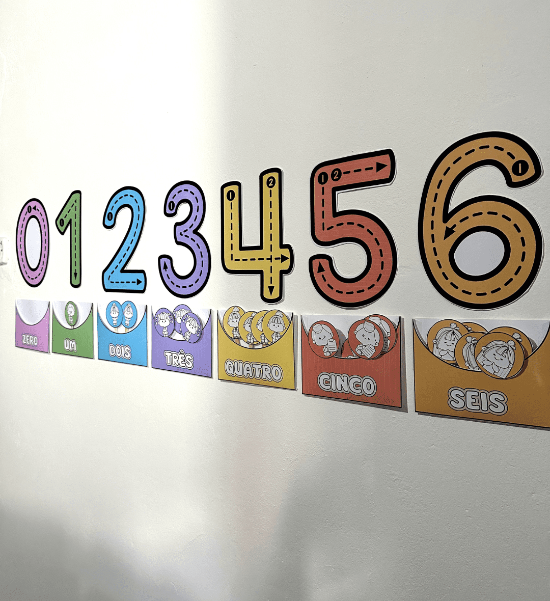 Numerais de parede: Números Mágicos para Educação Infantil — amostra 5: Transforme os numerais de parede em um recurso…