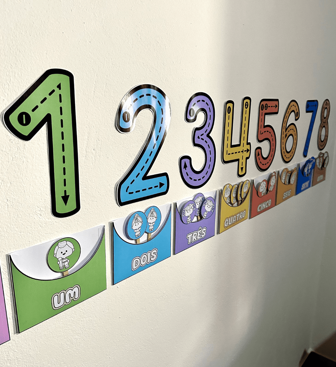 Numerais de parede: Números Mágicos para Educação Infantil — capa do material