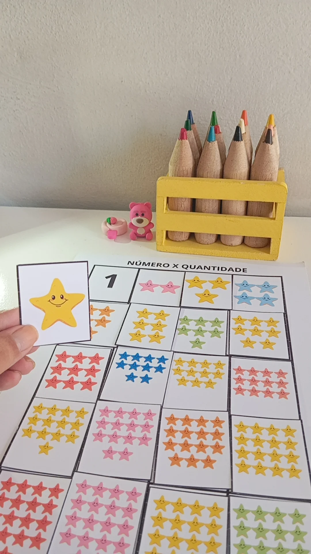 Número X – Quantidade – PDF para Imprimir | Educação Infantil — amostra 3: Formato e entrega