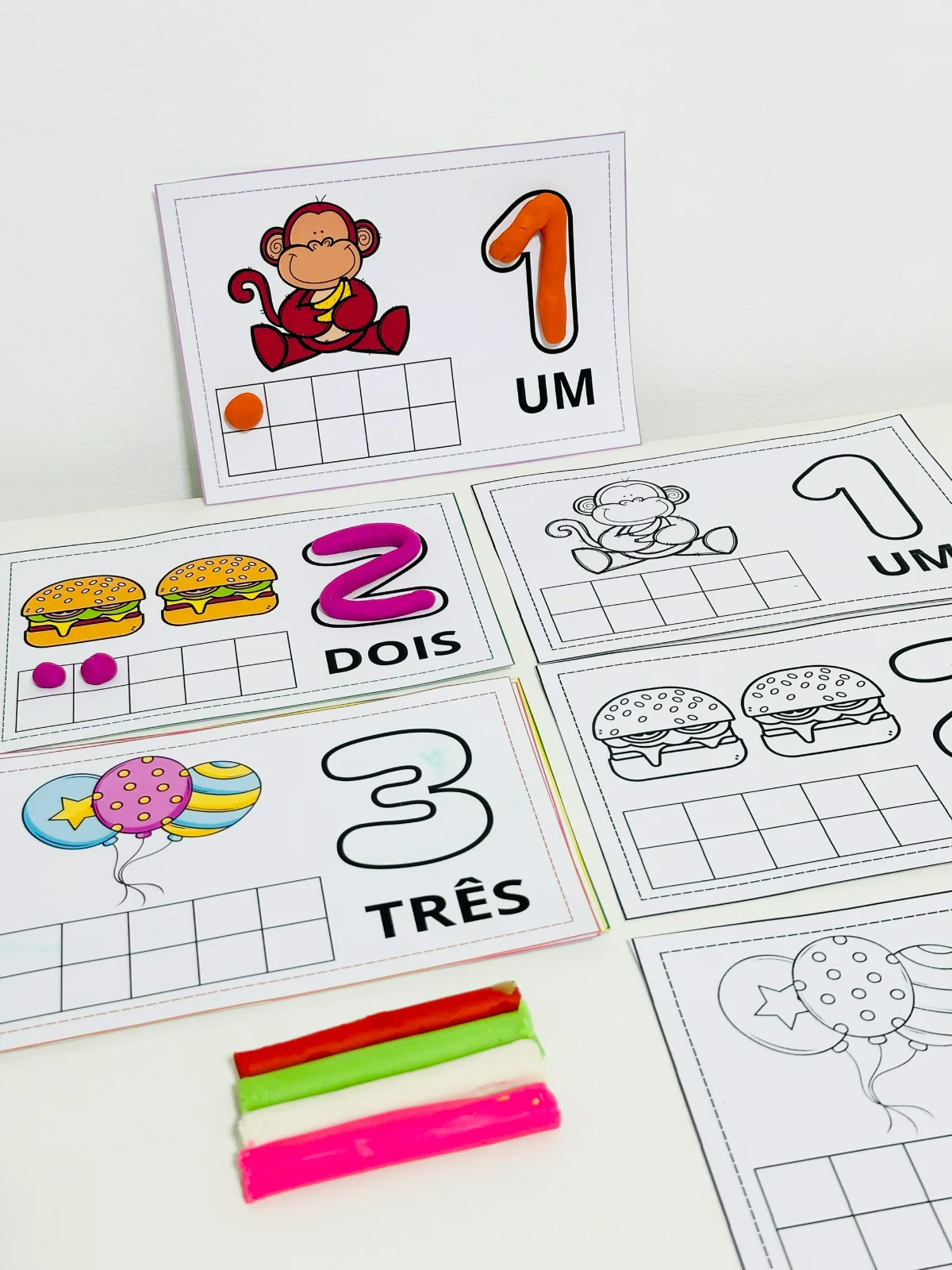 Números de 1 a 10 na Prática, Atividades Lúdicas para aprender os números, para professores em sala de aula — amostra 5:… Números de 1 a 10 na Prática, Atividades Lúdicas para aprender os números, para professores em sala de aula — amostra 5:…
