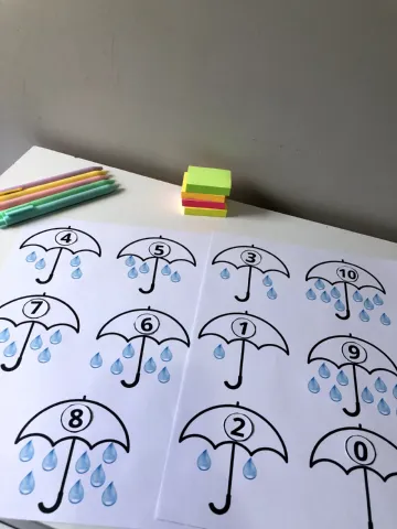 Números e Quantidades: Atividades de Matemática Infantil para Imprimir — amostra 1: Recurso "Números e Quantidades -…