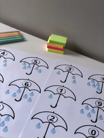 Números e Quantidades: Atividades de Matemática Infantil para Imprimir — amostra 4: Recurso "Números e Quantidades -…