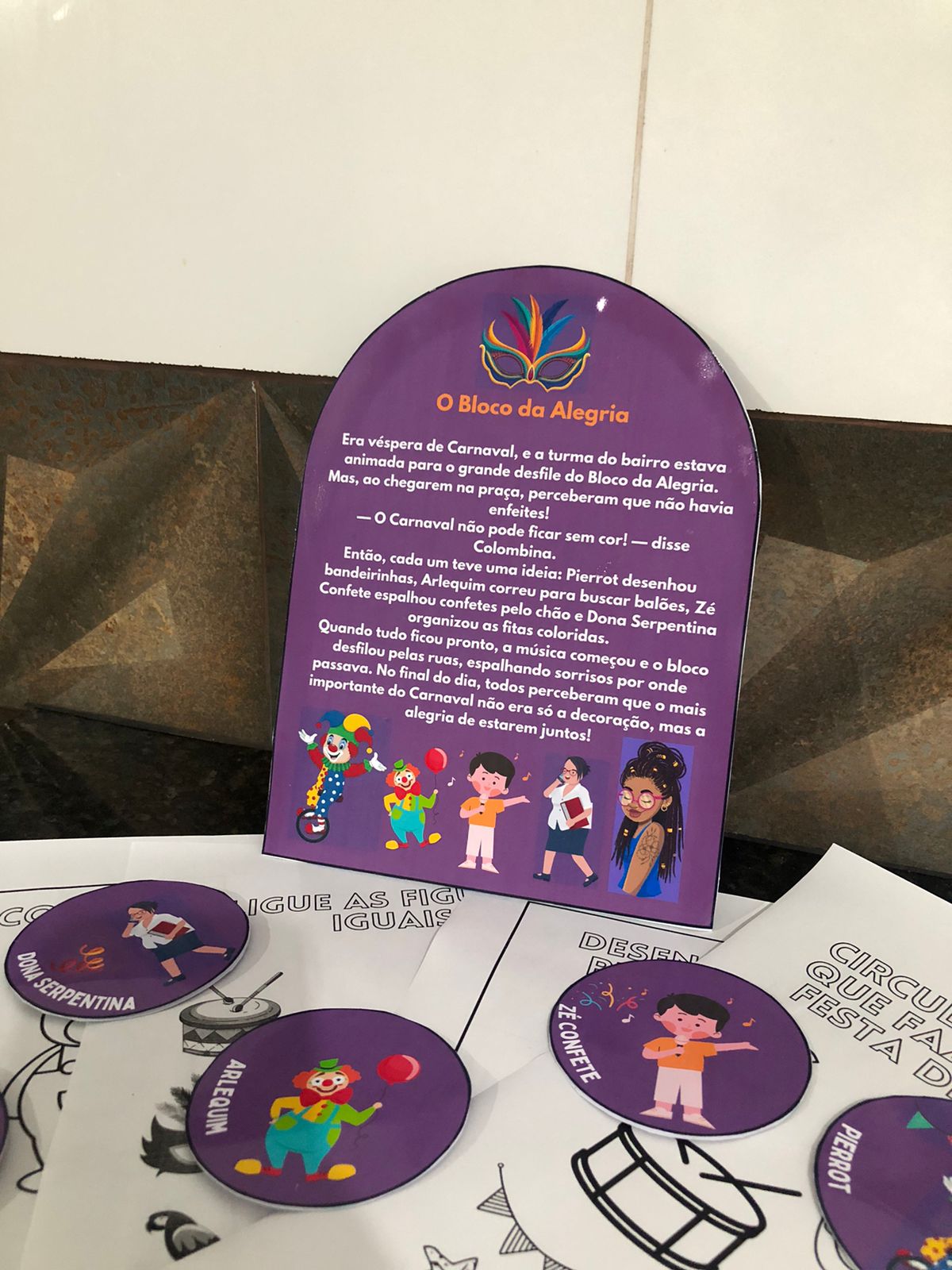 O bloco da alegria – história na luva para o carnaval! – PDF para Imprimir | Educação Infantil — amostra 2: Para quem é…