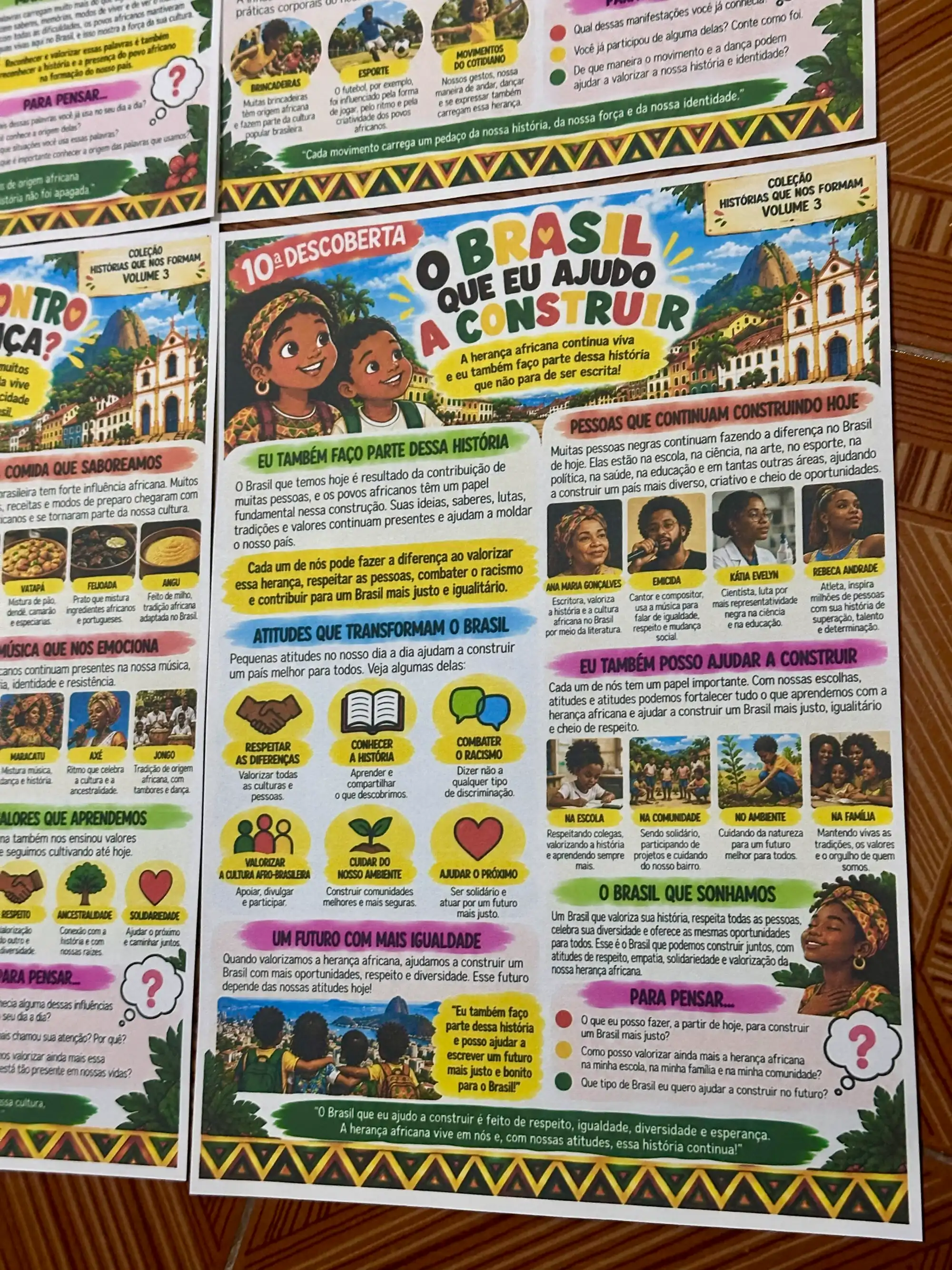 O Brasil que Herdou da África | Cultura e História Vol. 3 — amostra 5: Atividade sobre a influência africana no Brasil para…