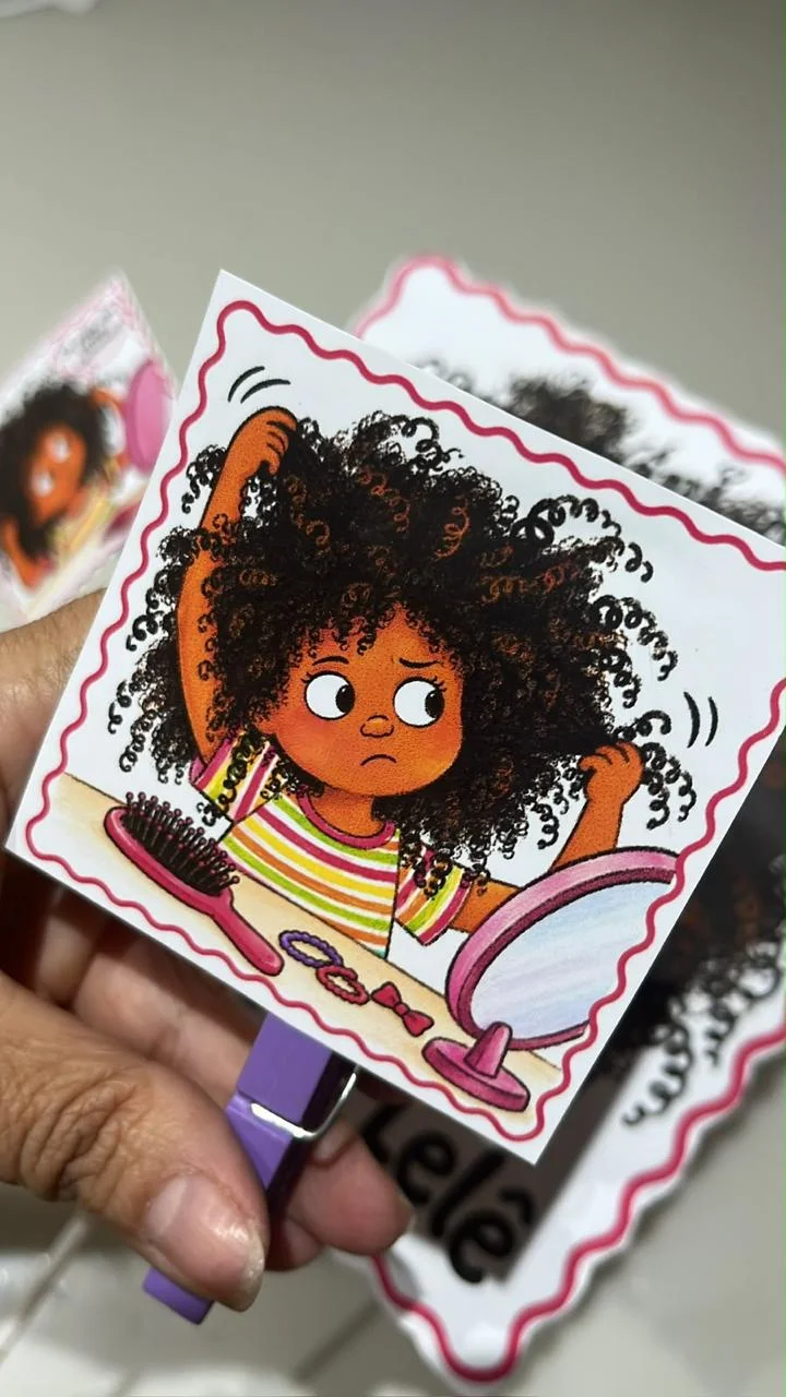 O cabelo de Lelê — capa do material