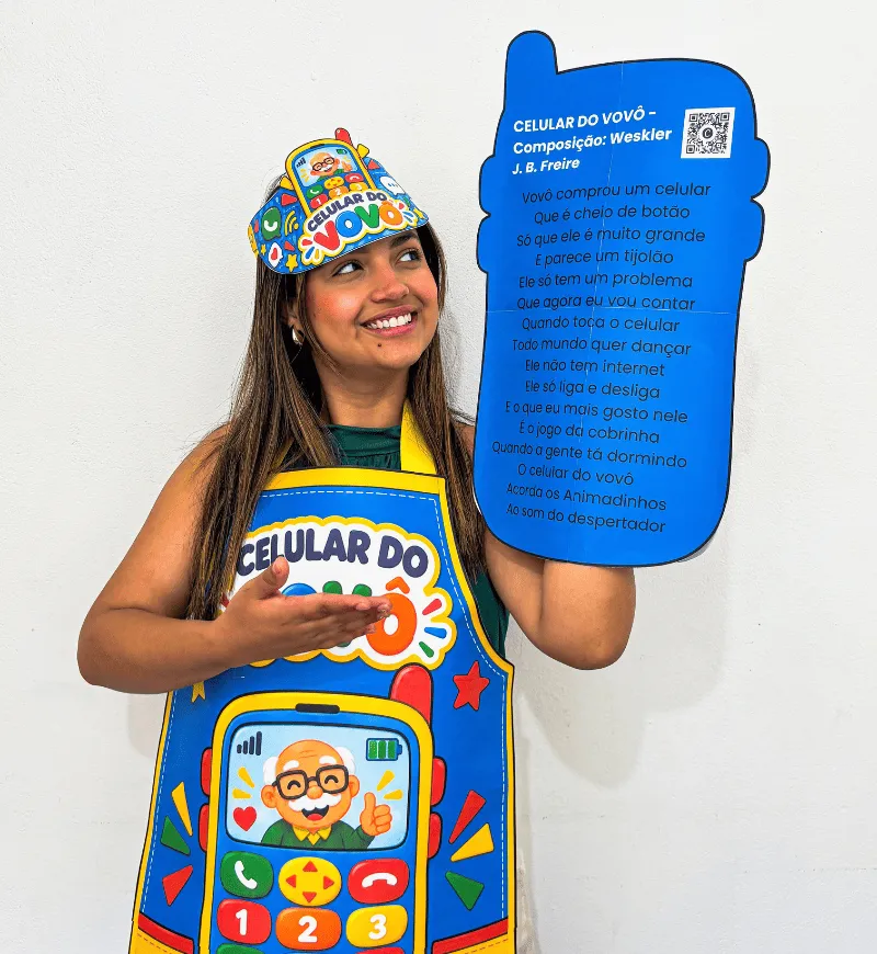 O Celular do Vovô - Kit Musical Educação Infantil PDF — amostra 4: O Celular do Vovô que viralizou com os Animadinhos agora…