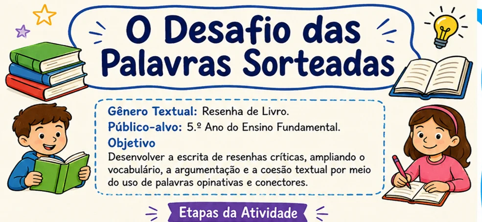 O Desafio das Palavras Sorteadas: Atividade 4 ou 5 ano — amostra 2: O Desafio das Palavras Sorteadas é uma proposta…