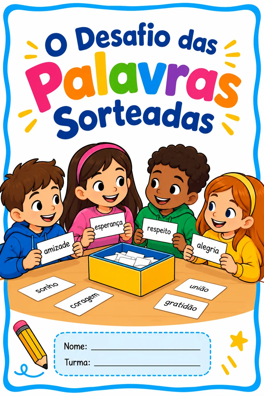 O Desafio das Palavras Sorteadas: Atividade 4 ou 5 ano — Jogos pedagógicos para 5º ano: Atividade lúdica de Língua…