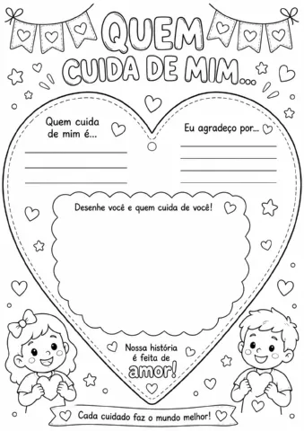 O Dia de Quem Cuida de Mim – Apostila de Atividades — amostra 1: O Dia de Quem Cuida de Mim – Apostila de Atividades,…