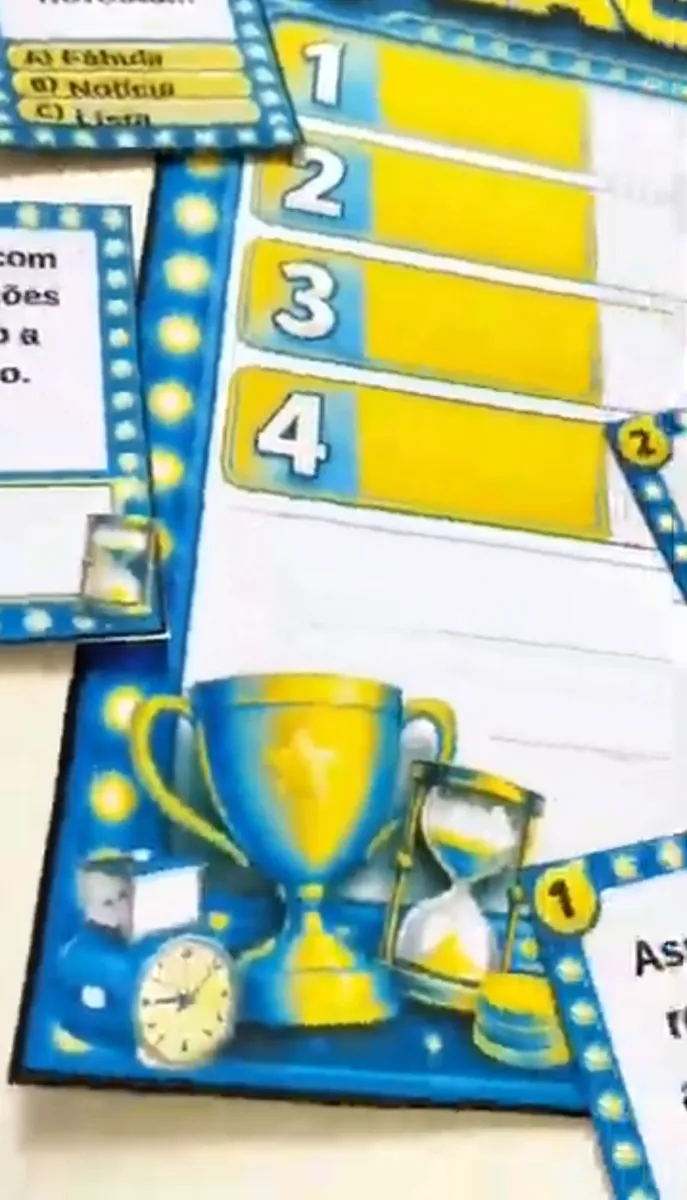 O Espetáculo dos Gêneros textuais - Recurso Pedagógico — amostra 3: O jogo que tira o aluno da cadeira e coloca ele como…