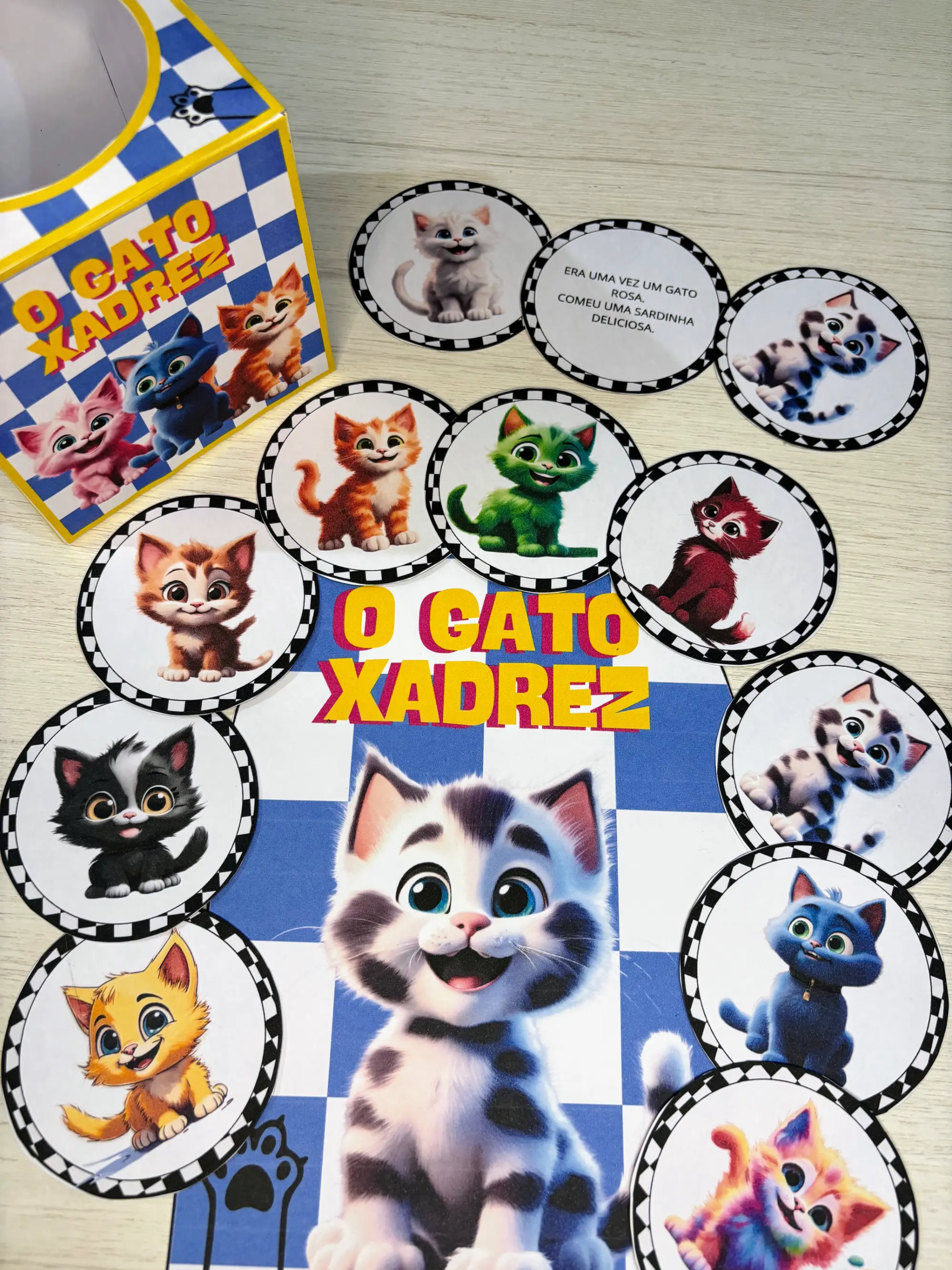 O Gato Xadrez – Kit Contação de História com Luva e Fichas — amostra 3: 🎯 OBJETIVOS PEDAGÓGICOS