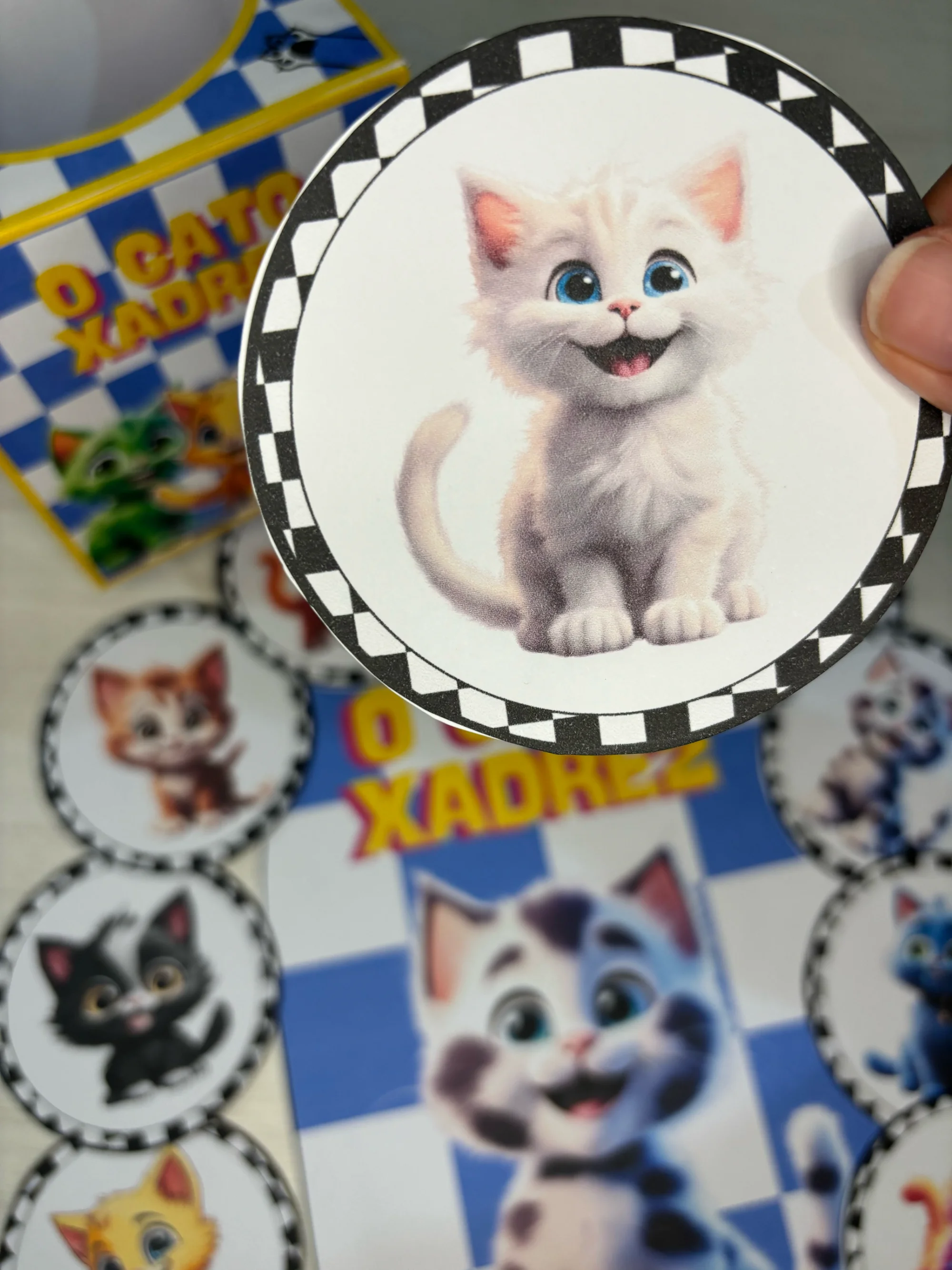 O Gato Xadrez – Kit Contação de História com Luva e Fichas — amostra 7: 📄 INFORMAÇÕES DO PRODUTO