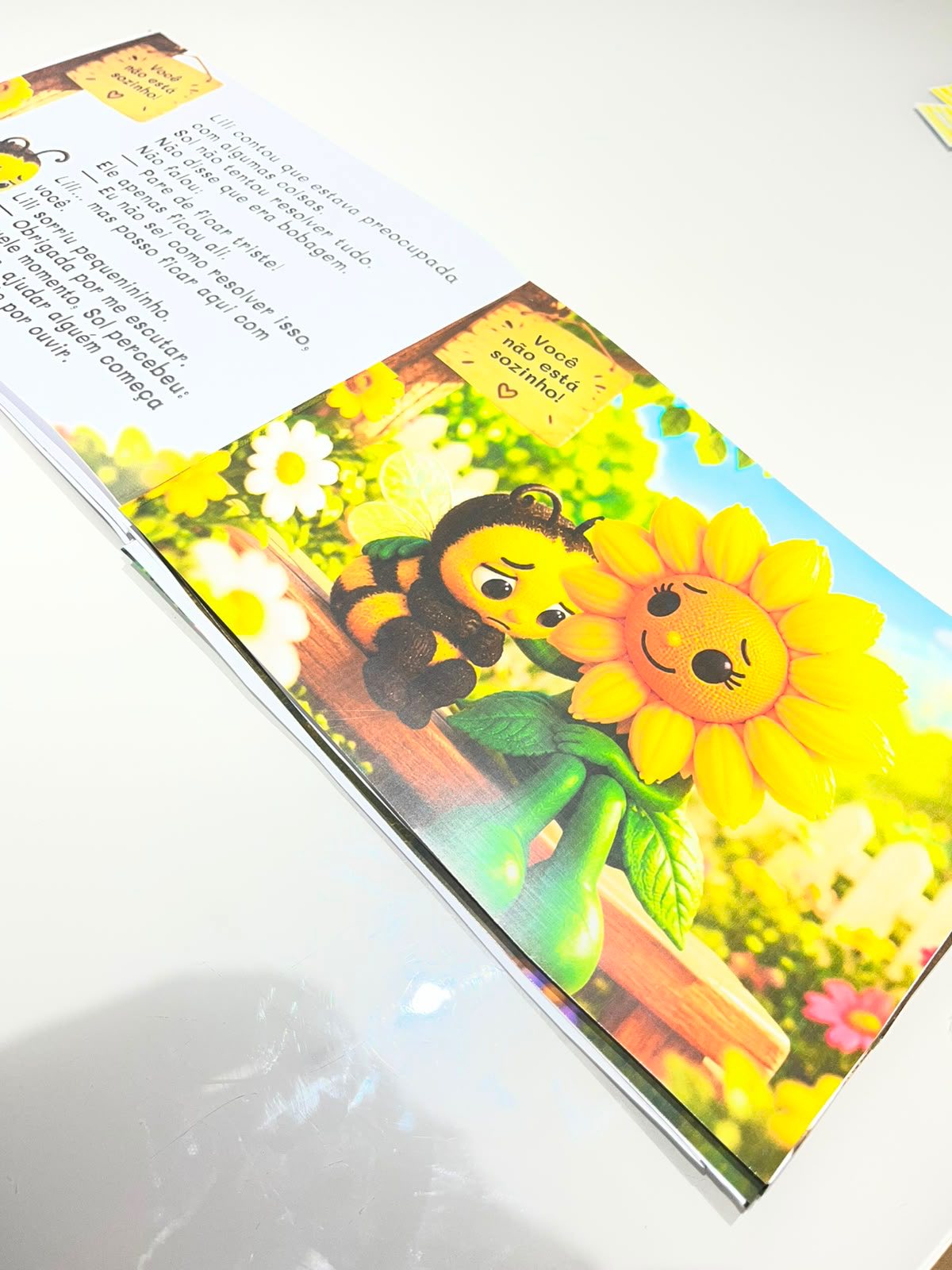 O Girassol que Aprendeu a Escutar: História Infantil Setembro Amarelo — amostra 3: Converse sobre sentimentos e valorização…