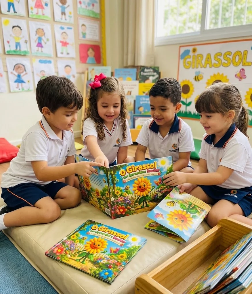 O Girassol que Aprendeu a Escutar – História Setembro Amarelo — amostra 1: Uma história infantil para trabalhar Setembro…