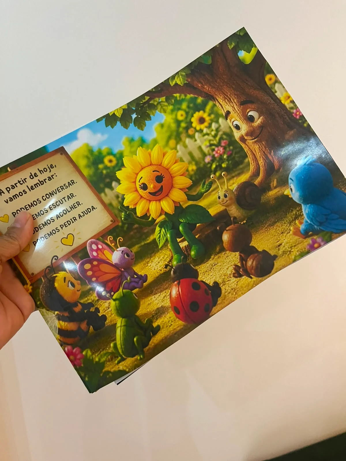 O GIRASSOL QUE APRENDEU A ESCUTAR - SETEMBRO AMARELO — amostra 1: O Girassol que Aprendeu a Escutar é uma história infantil…
