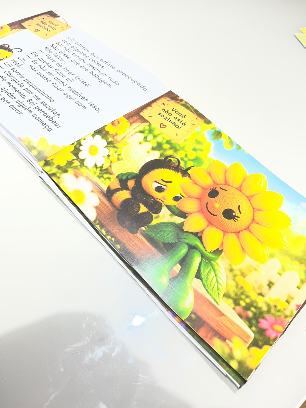 O girassol que aprendeu a escutar - setembro amarelo infantil – Atividade Pedagógica — amostra 2: O GIRASSOL QUE APRENDEU A…