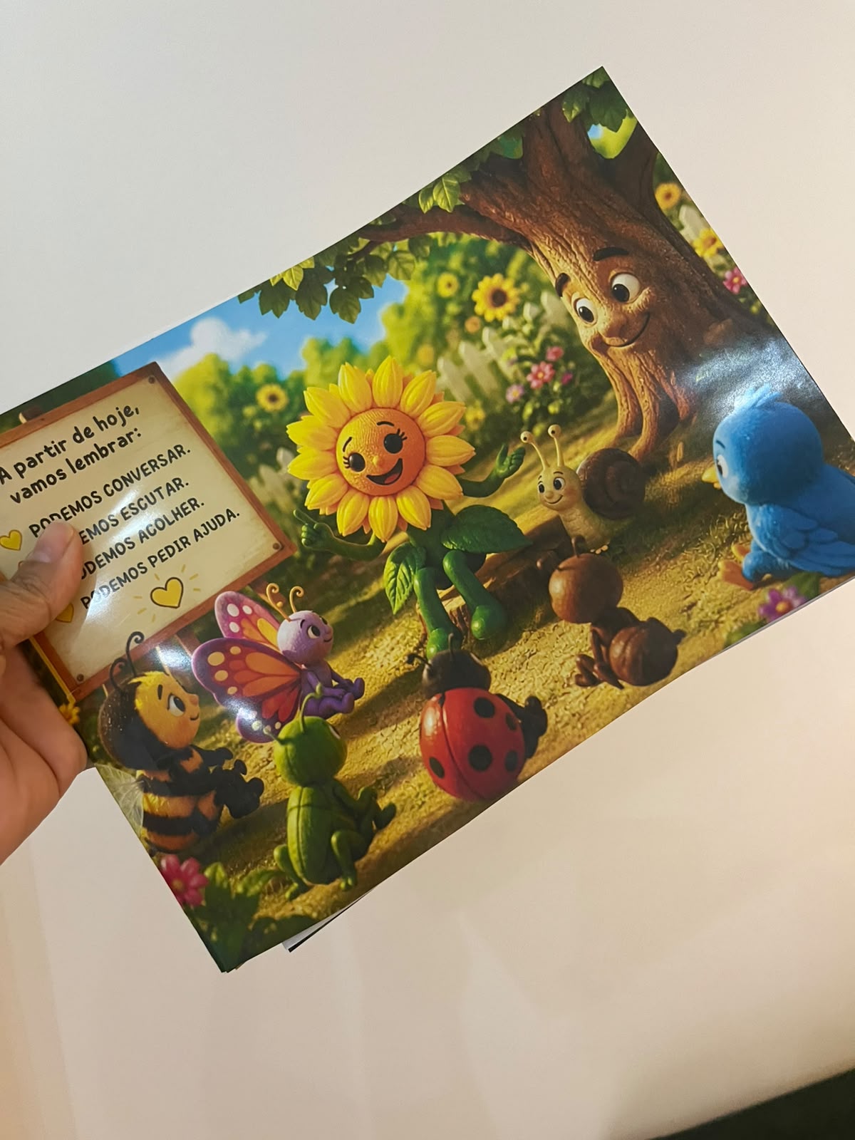 O girassol que aprendeu a escutar - setembro amarelo infantil – Atividade Pedagógica — amostra 3: O GIRASSOL QUE APRENDEU A…