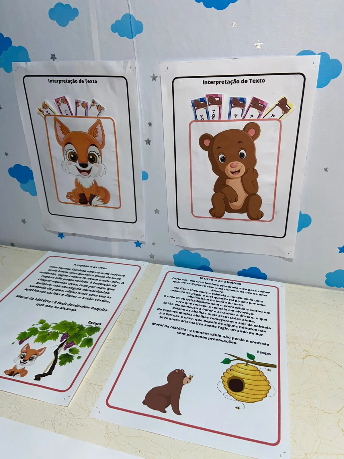 📚 O GRANDE LEITOR: INTERPRETAÇÃO DE TEXTO COM FÁBULAS- Recurso lúdico em PDF e pronto para imprimir📚 — amostra 3: ✨…