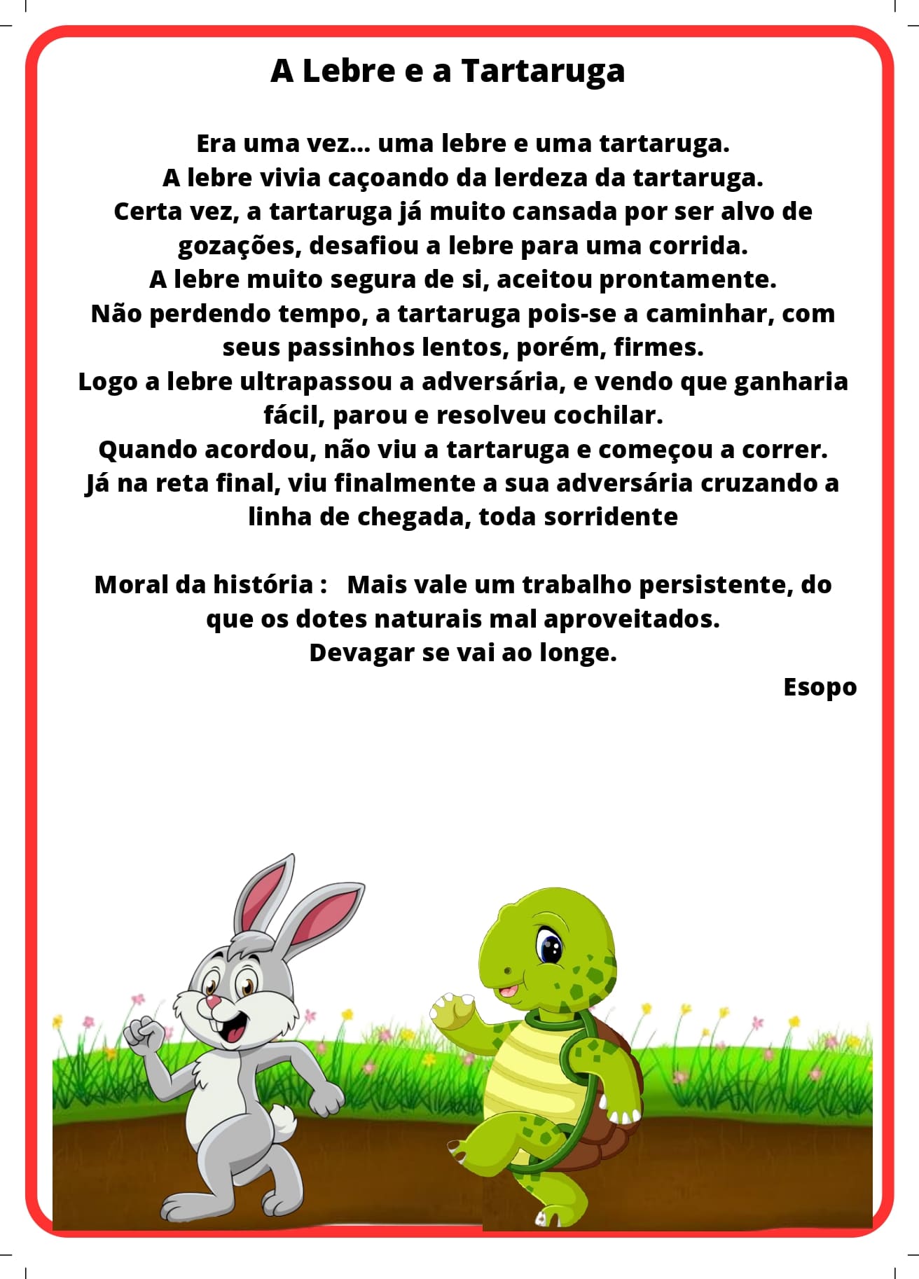 O grande leitor-interpretação de texto com fábulas | 4º ano — Português para 4º ano: O GRANDE LEITOR: Interpretação de…