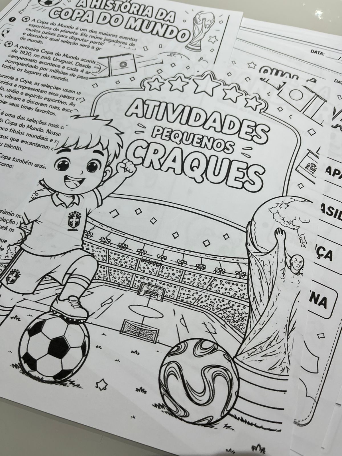 O kit pedagógico da copa do mundo 2026 – PDF para Imprimir | Educação Infantil e Alfabetização — amostra 3: Para quem é… O kit pedagógico da copa do mundo 2026 – PDF para Imprimir | Educação Infantil e Alfabetização — amostra 3: Para quem é…