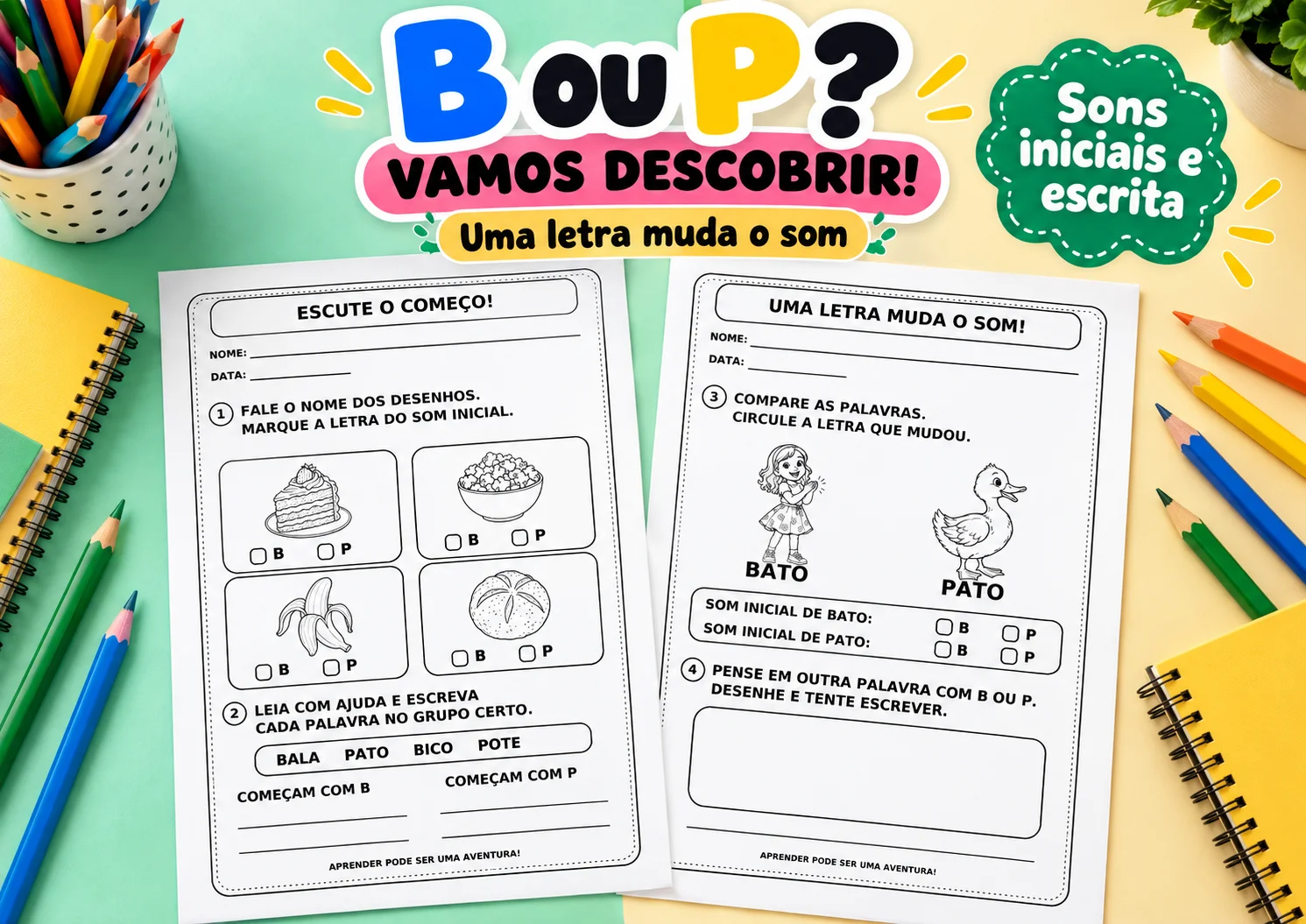 O Lanche de Bia | Descobrindo os Sons de B e P na Alfabetização — Alfabetização para Todas as séries: Texto original e…